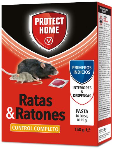 Raticida en pasta de alta eficacia y potente atracción, indicado para  interior y despensa. Veneno para ratas y ratones.: : Jardín