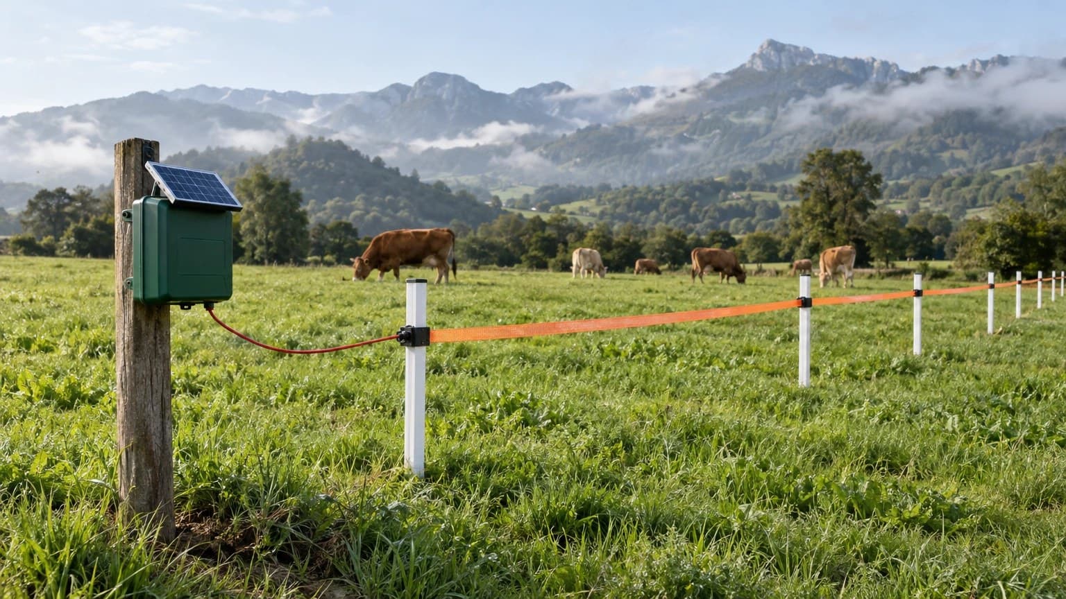 Cómo instalar un pastor eléctrico (y que no se te escape ni una vaca)