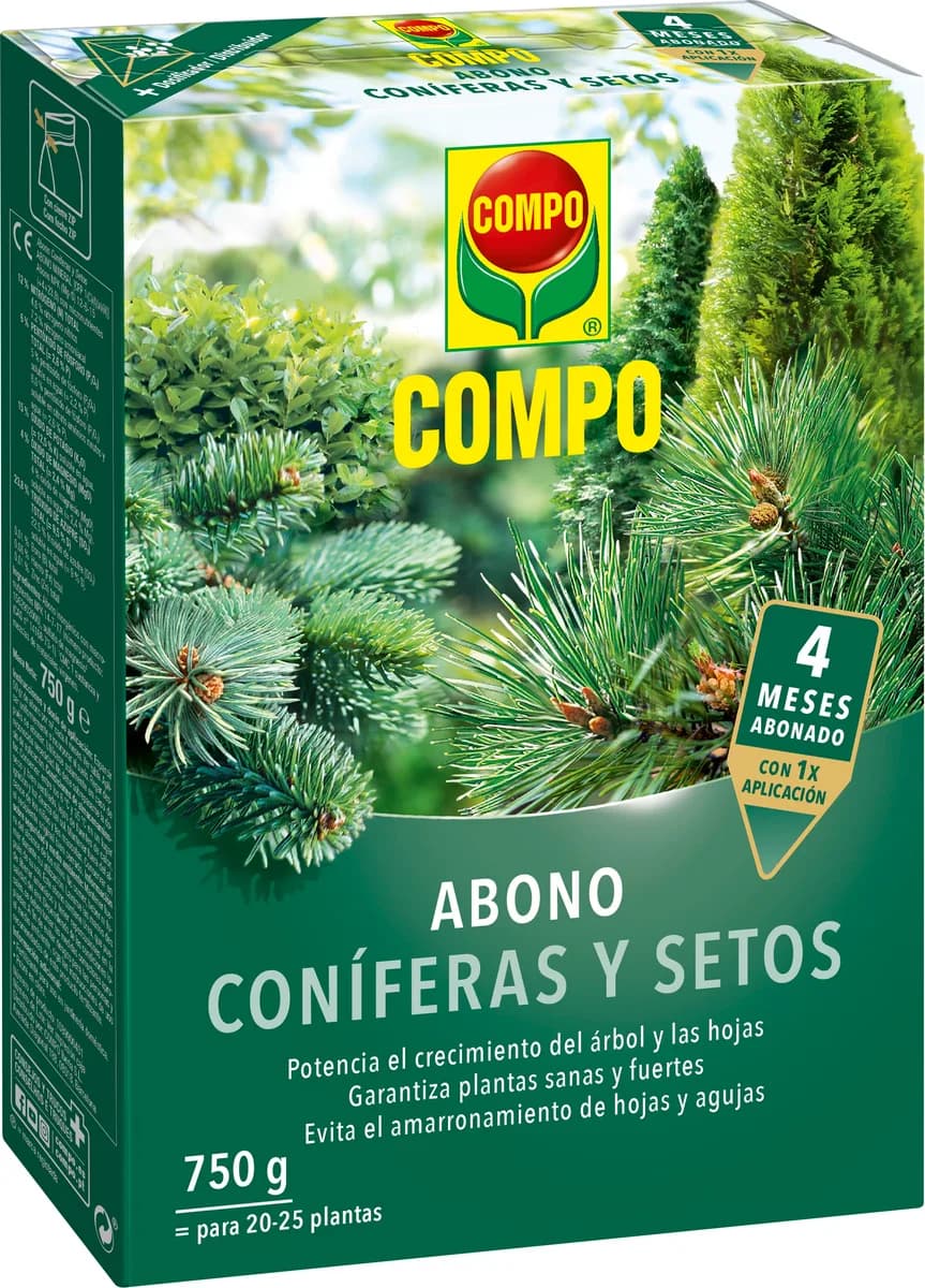 Abono Coniferas y Setos Compo 750 gr — foto principal