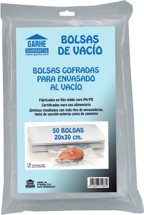 Paquete 50 Bolsas Gofrada Envasado Al Vacio 25x35 cm — foto principal