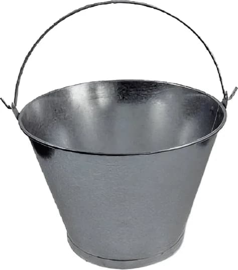Cubo Conico Galvanizado 8" 20x16 cm — foto principal