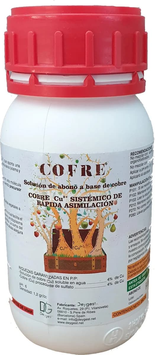 Cobre Liquido Fungicida Cofre 250 ml — foto principal