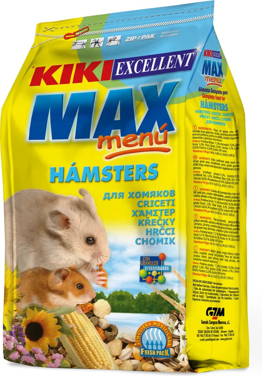Kiki Max Menu Hamsters 1 kg — foto principal