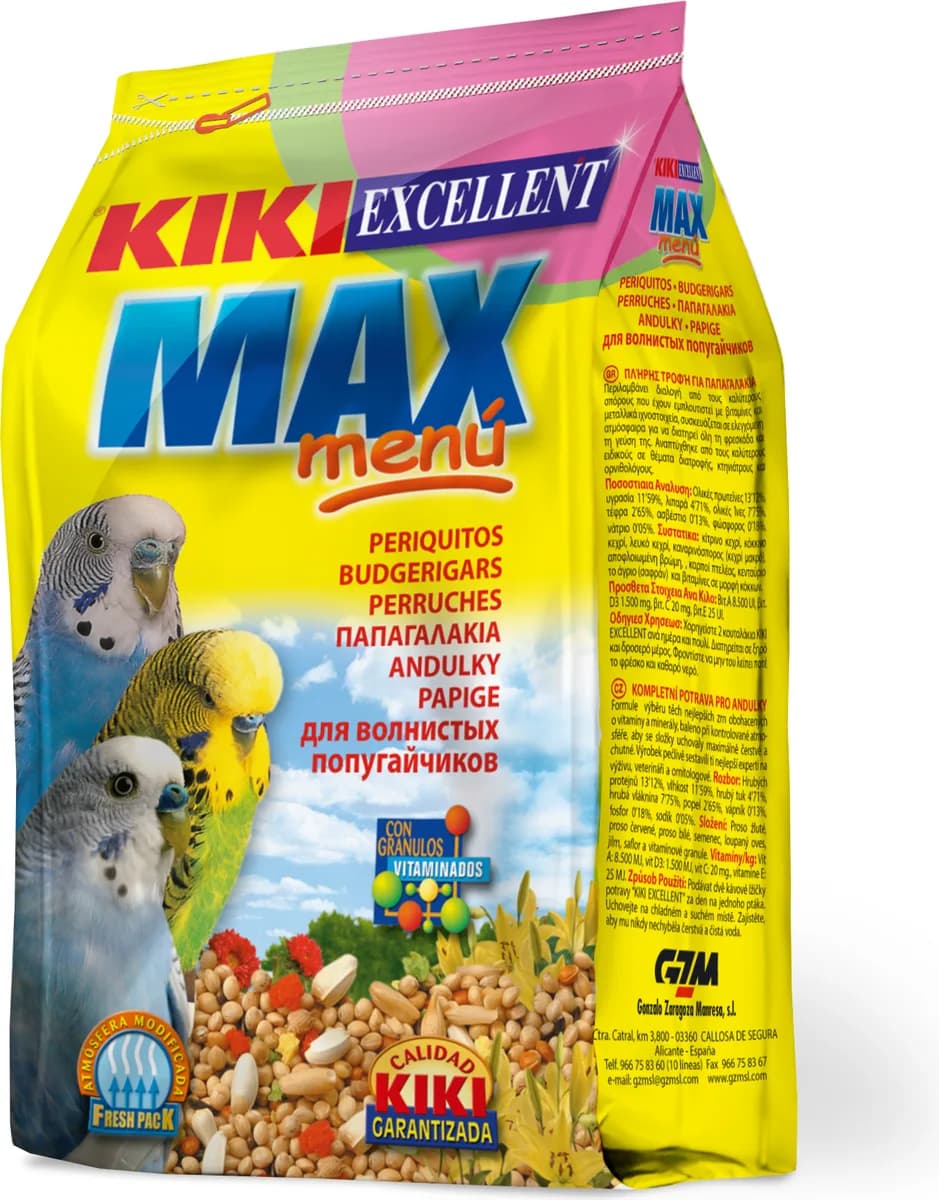 Kiki Max Menu Periquitos 500 gr — foto principal
