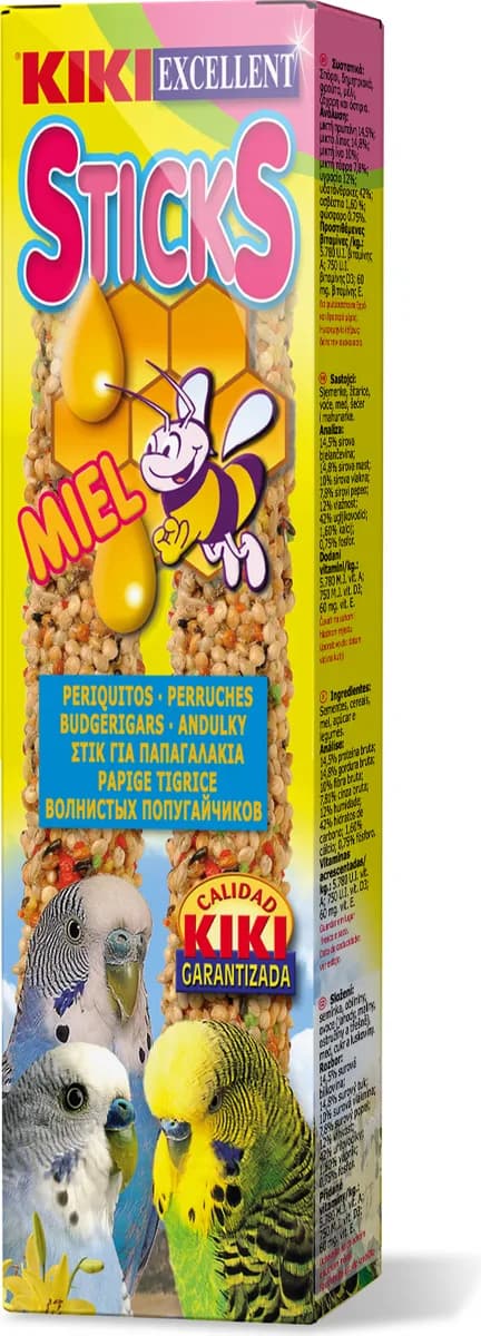 Kiki Barrita Miel Periquitos 2 unidades 60 gr — foto principal