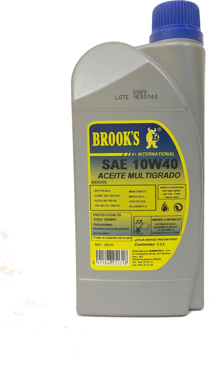 Aceite Lubricante Sae 10w40 1 litro — foto principal