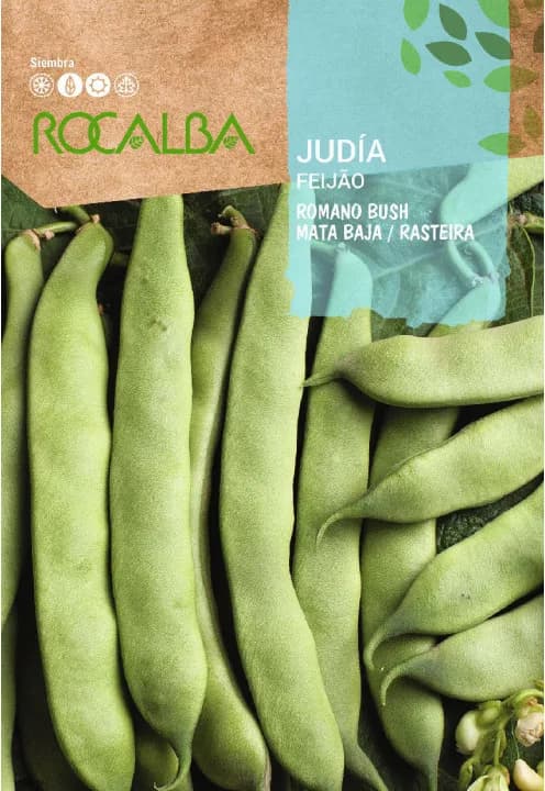 Semilla Judia Romano Bush Mata Baja 250 gr — foto principal