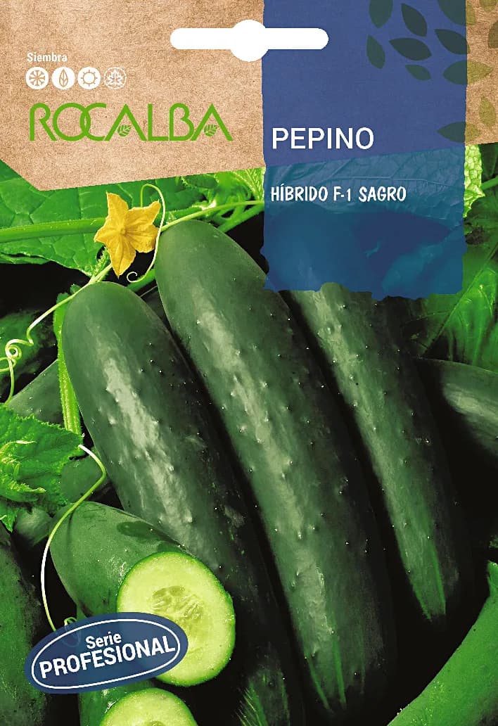 Semilla Profesional Pepino Hibrido F1 Sagro — foto principal