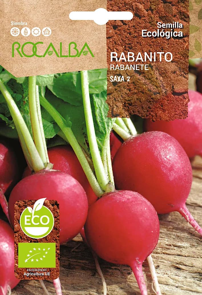 Semilla Ecologica Rabanito Saxa 2 — foto principal
