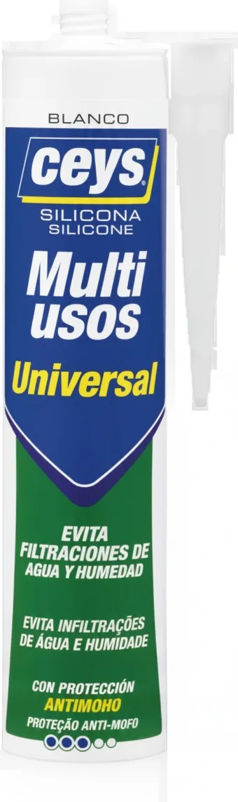 Silicona Universal Ceys Blanco Cartucho 280 ml — foto principal