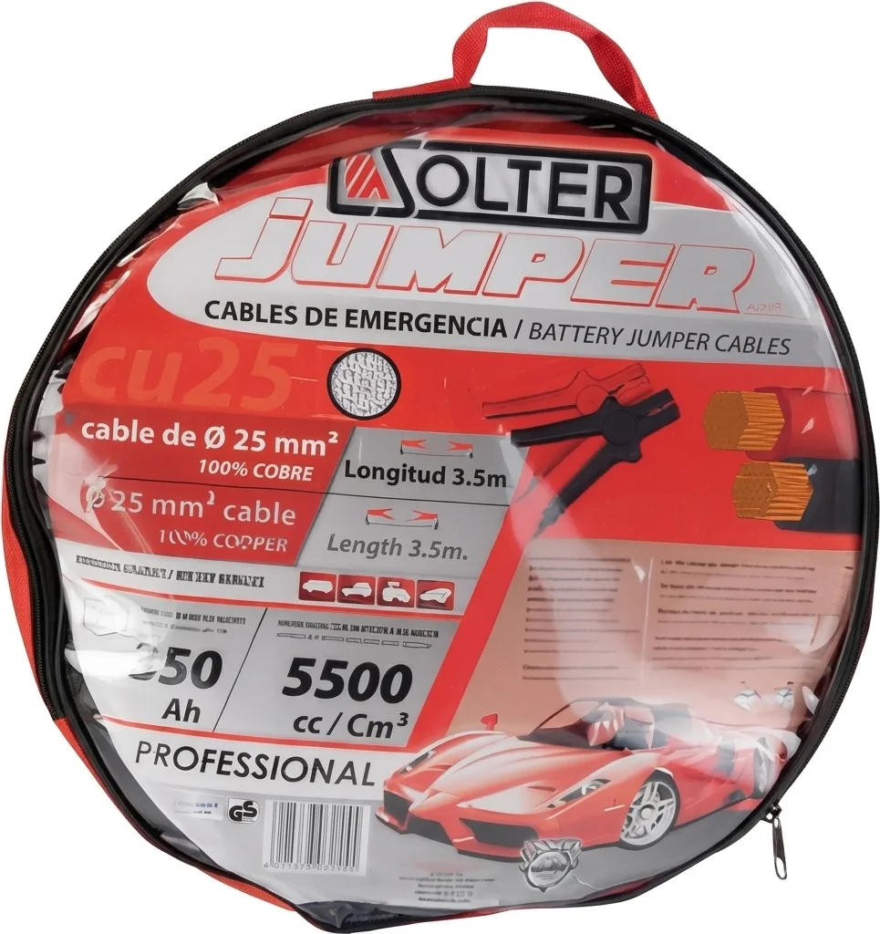 Cables Arranque coche motos Cu 16 mm — foto principal