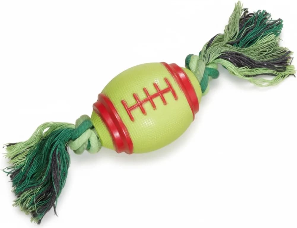 Mordedor Algodon 28cm+pelota Caucho 8cm — foto principal