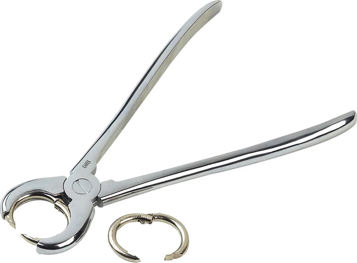 Pinza Colocar Anillas Nasales Cerdos — foto principal