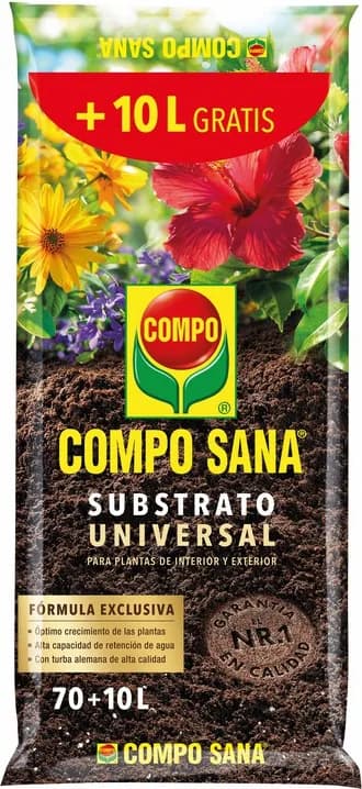 Sustrato Compo Sana 70 + 10 Litros — foto principal