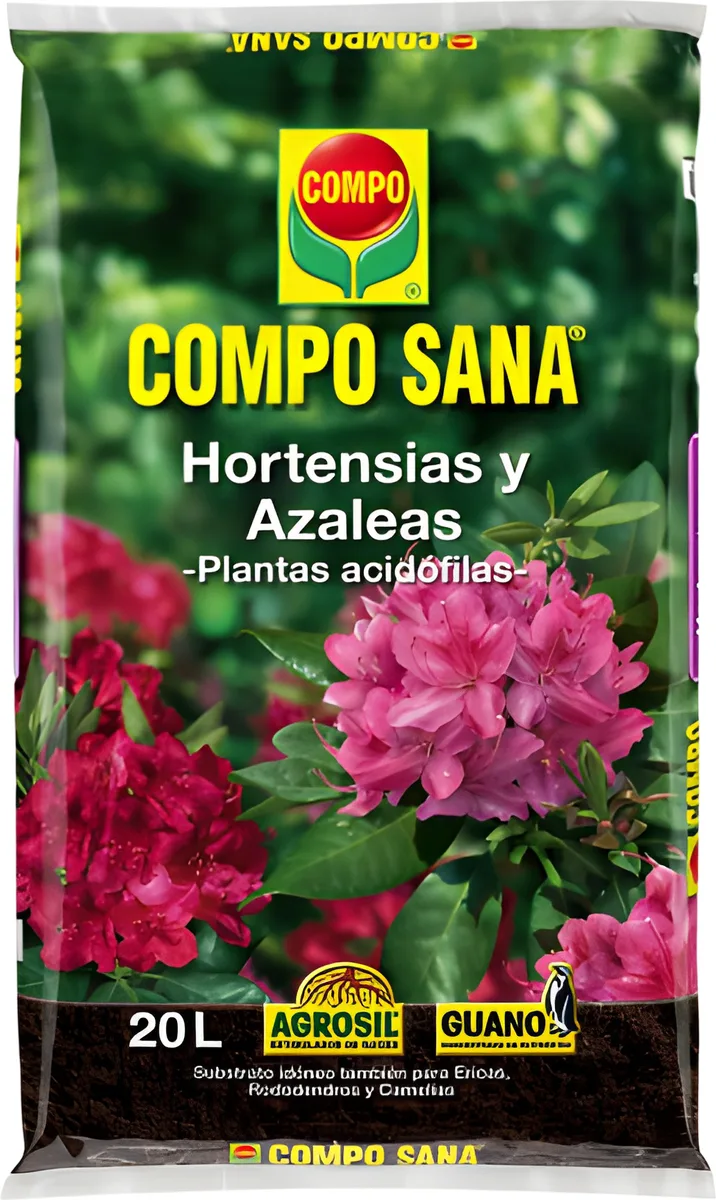 Sustrato Compo Sana Hortensias y Azaleas 20 litros — foto principal