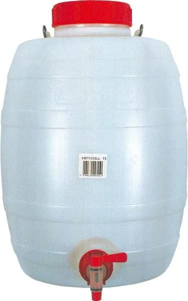 Bidon de Plastico con grifo - 10 Litros - Ø 23x32 cm — foto principal