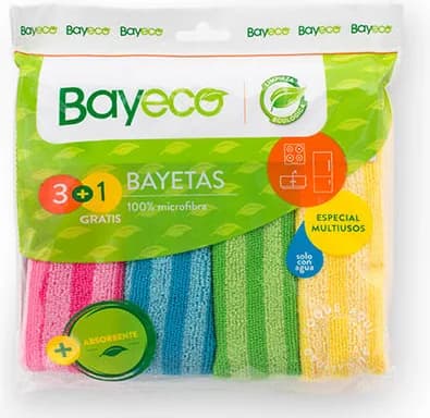 Pack Bayetas Microfibra 3+1 — foto principal