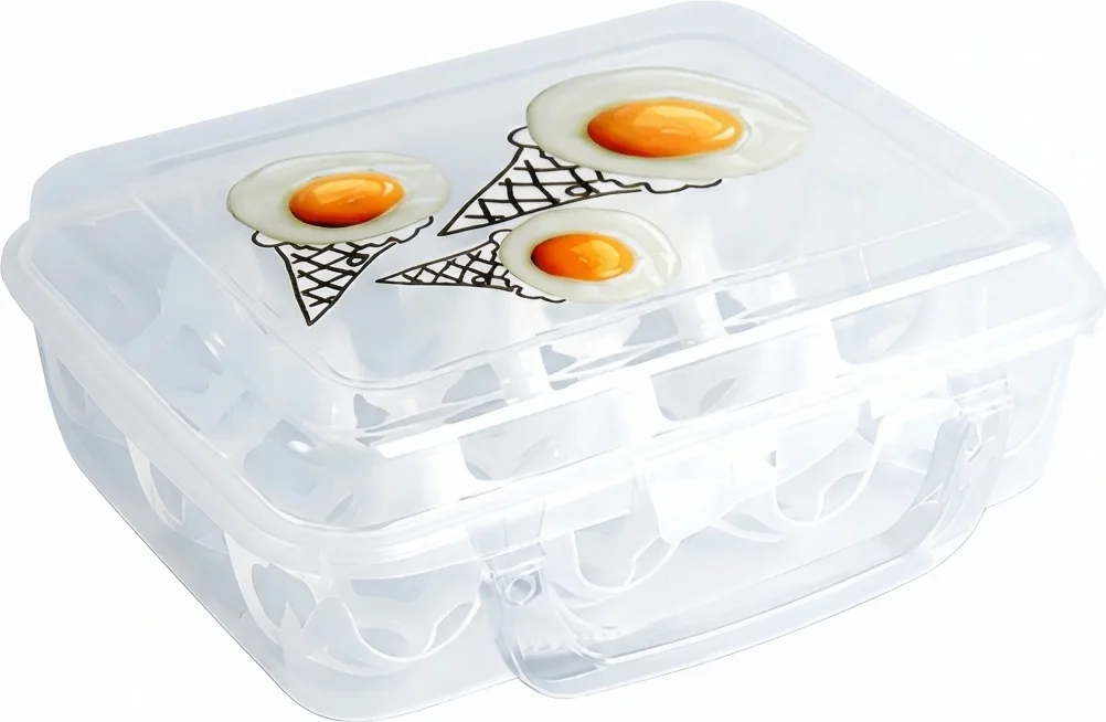 Huevera Colonia Rectangular Iml Huevos con Asa 12 Un — foto principal
