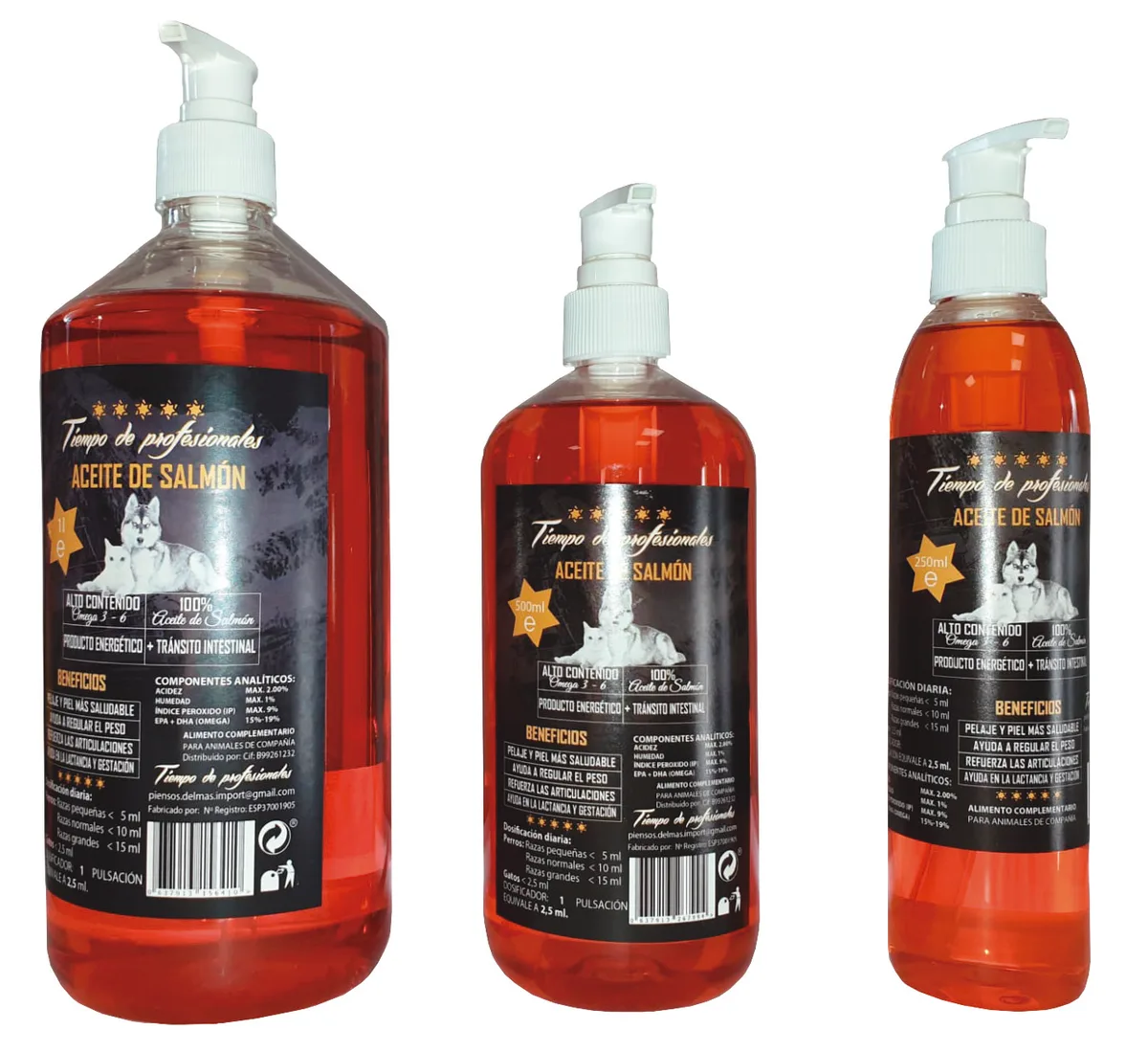 Aceite Salmon para Perros 1 Litro — foto principal