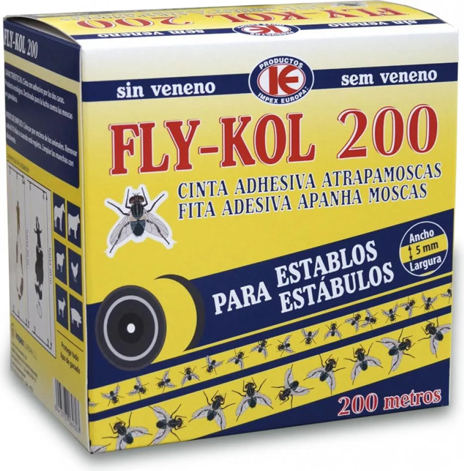 Cinta Adhesiva Fly-kol Antimoscas 200m — foto principal