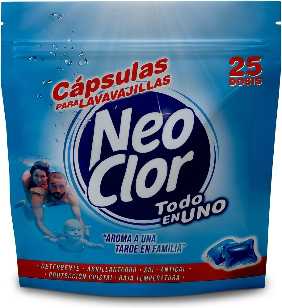 Capsulas Neoclor Lavavajillas 25u — foto principal