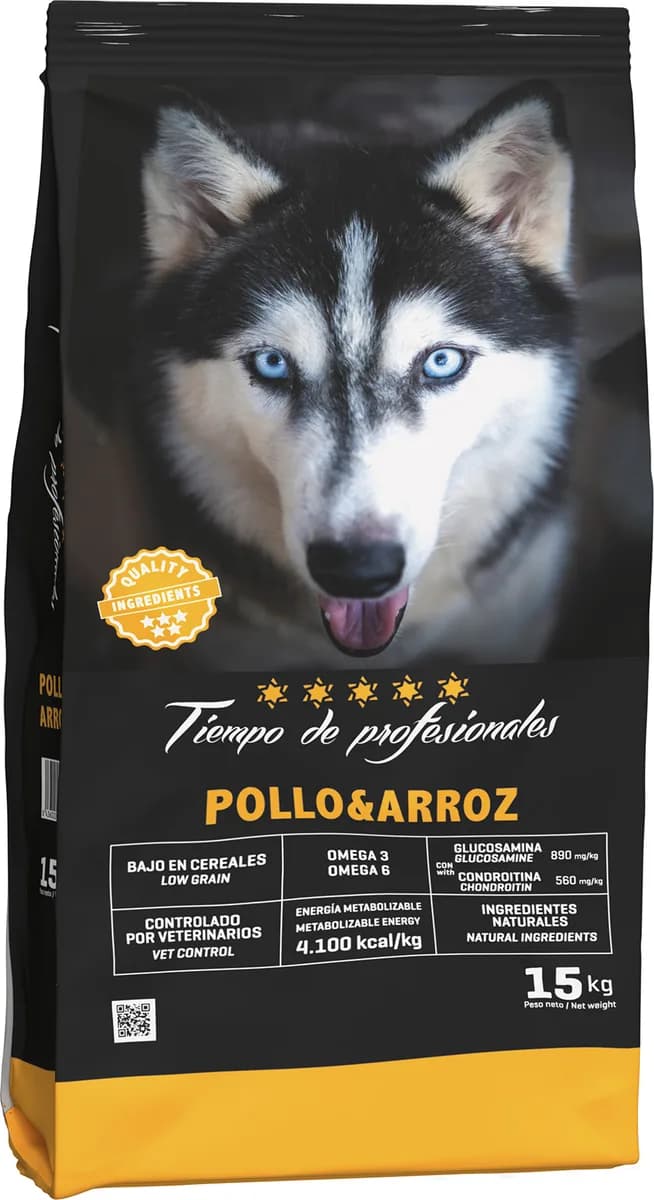 Pienso Perros Tiempo de Profesionales Pollo y Arroz 15 kg — foto principal