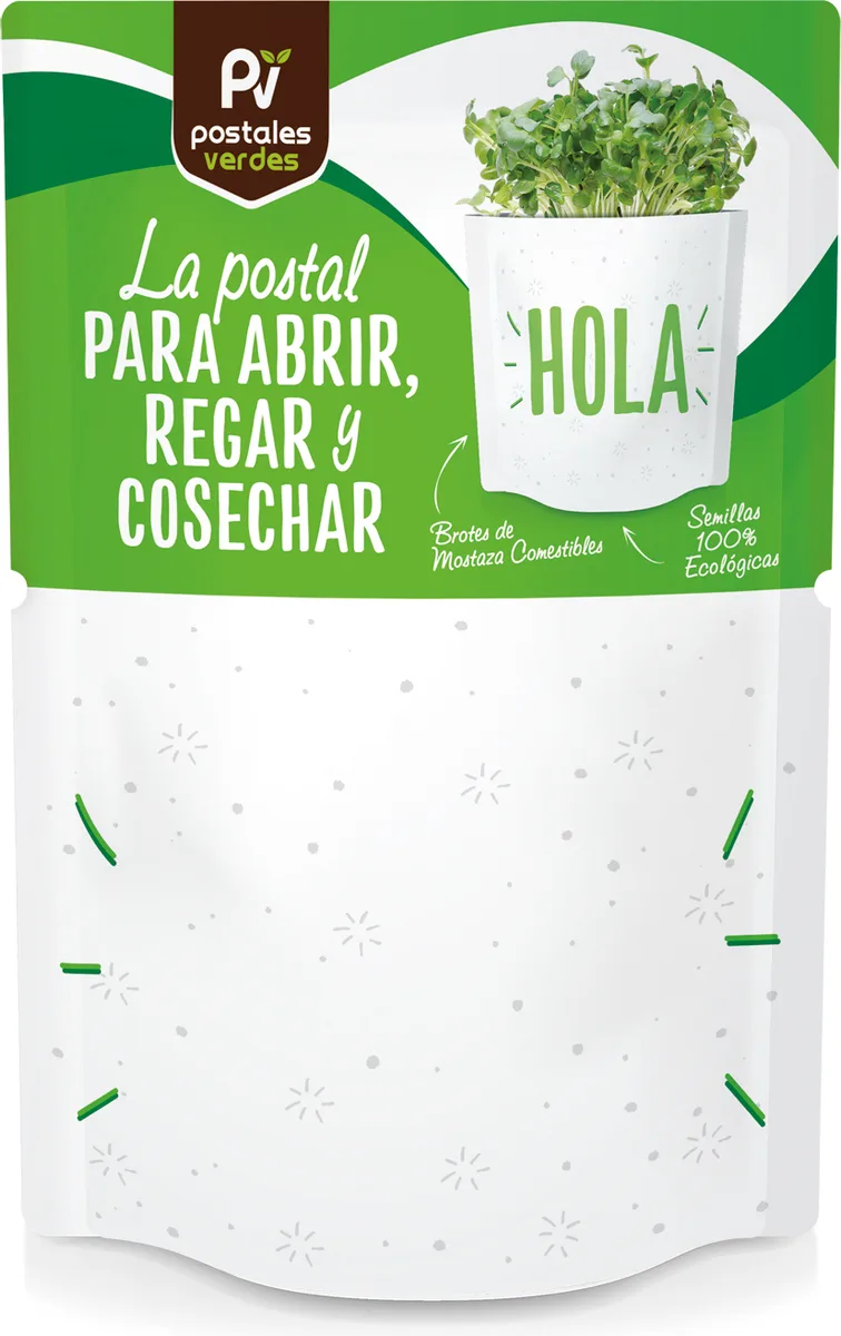 Postal Hola -semillas de Mostaza — foto principal