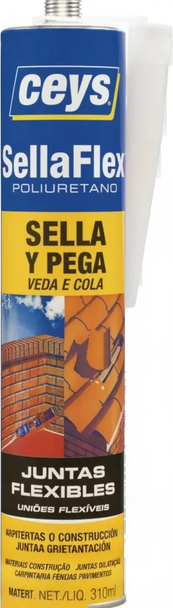 Masilla Poliuretano Sellaflex Negro Cartucho 310 ml — foto principal