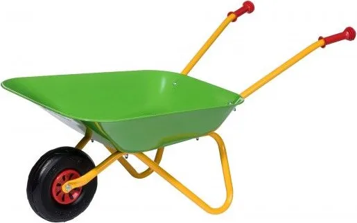 Carretilla Metalica de Jardin Juguete Verde Rolly Toys — foto principal