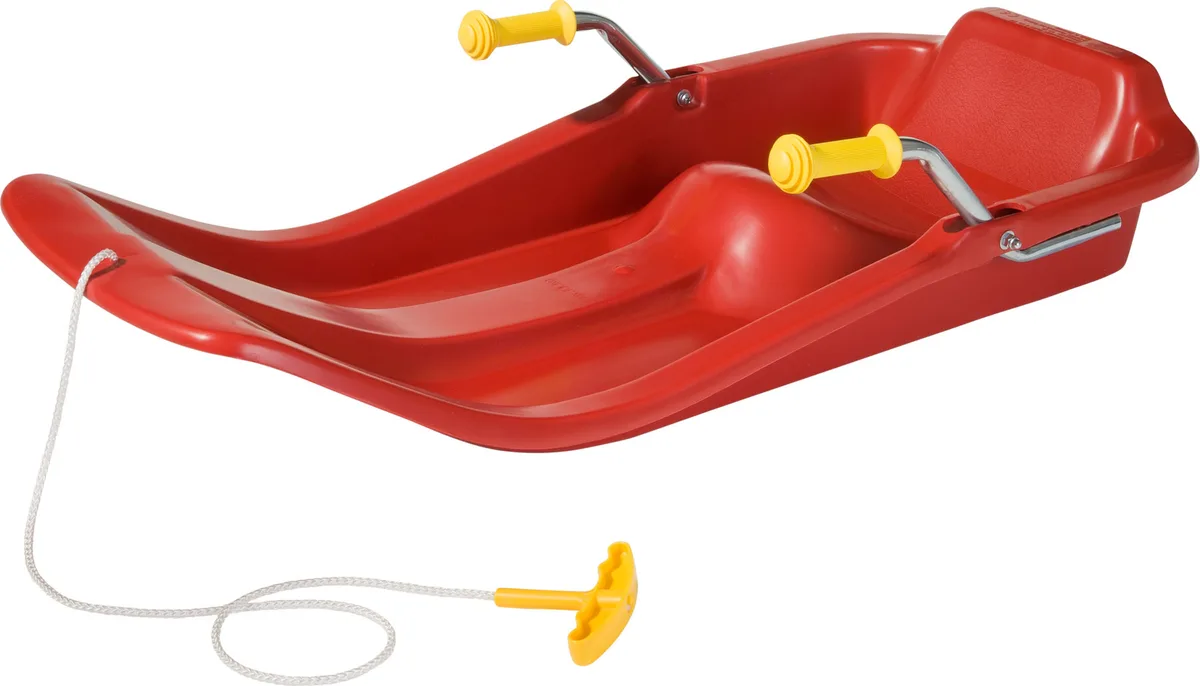 Trineo de Plastico Rojo con Freno Rolly Toys — foto principal