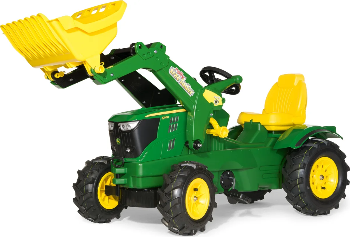 Tractor John Deere con Bulldozer 6210r Ruedas Neumaticas — foto principal