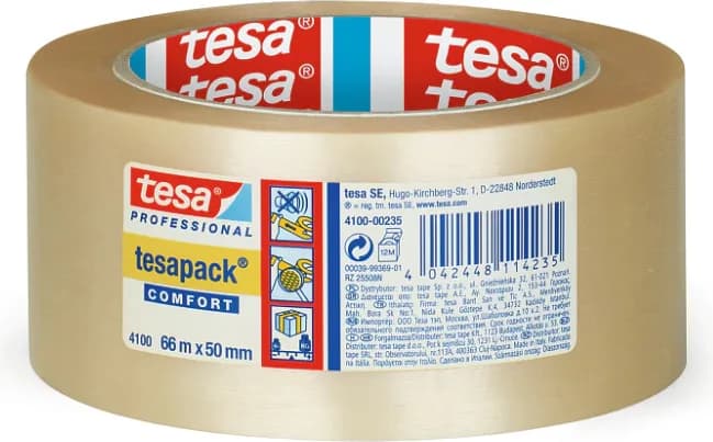 Cinta Embalaje Tesa Rugosa Transparente 66mm 50 Metros — foto principal