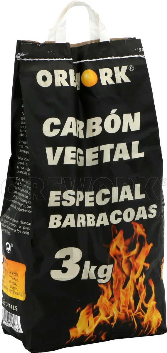 Carbon Vegetal Especial Barbacoa Bolsa 3 Kg — foto principal