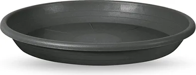 Plato Cilindro Plastico Antracita 13cm — foto principal