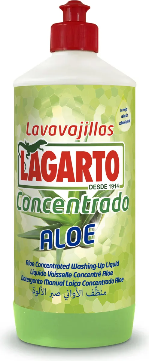 Lavavajillas Lagarto Concentrado Aloe 750 ml — foto principal