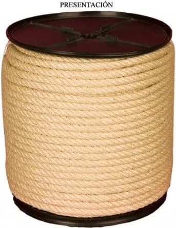 Cuerda Sisal Pita Cañamo / Maroma 4 Cordones 10 mm ( Metro ) — foto principal