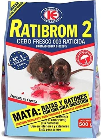 Raticida Cebo Fresco Ratibrom 2 500gr — foto principal
