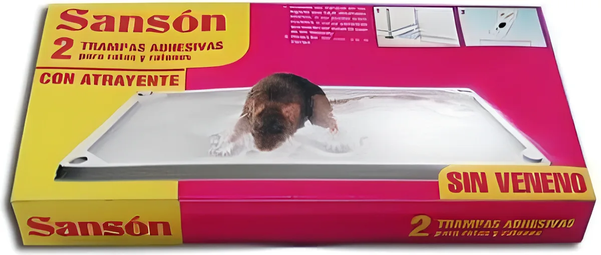 Sanson Trampa Ratas Adhesiva para Ratas y Ratones 2 ud — foto principal