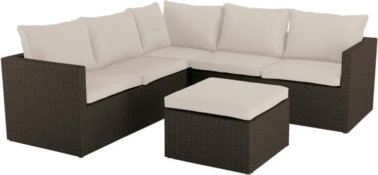 Conjunto Jardin Sofás más Rinconera Modelo Barbados — foto principal