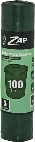 Bolsa Basura Zap Especial Jardineria 85x105 cm 5uds — foto principal