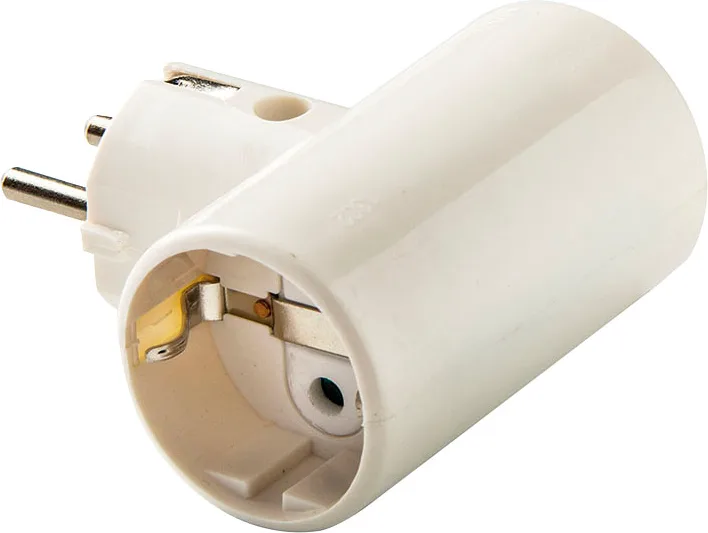 Adaptador Doble Tt Cera.10a - 250v Duolec — foto principal