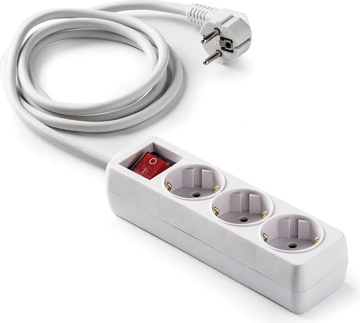 Base Multiple Regleta con Interruptor 3 Tomas T/t 1,5 M — foto principal