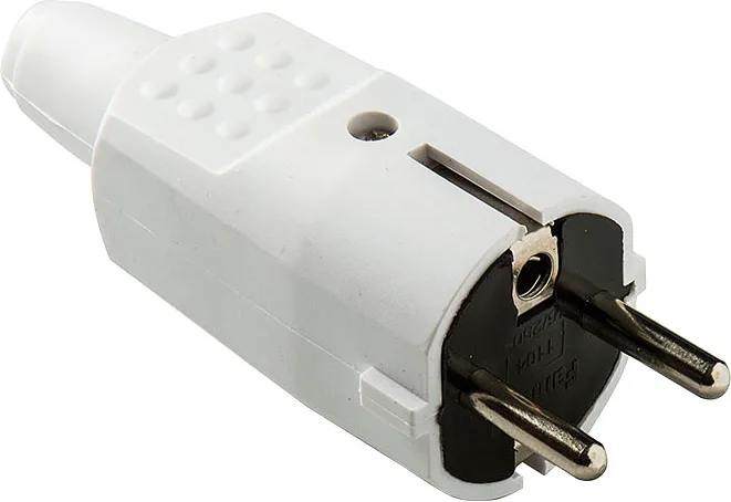 Clavija 4.8mm Goma 16a-250v Blanco Duolec — foto principal