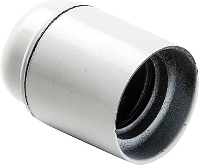 Portalamparas Liso E27 Blanco Duolec — foto principal