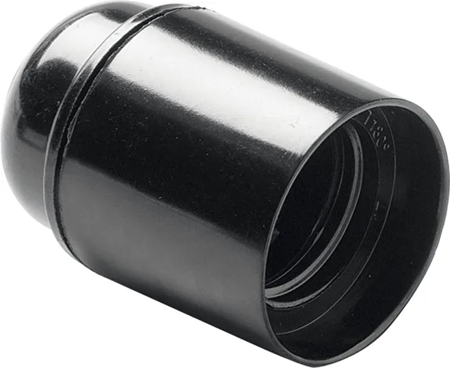 Portalamparas Liso E27 Negro Duolec — foto principal