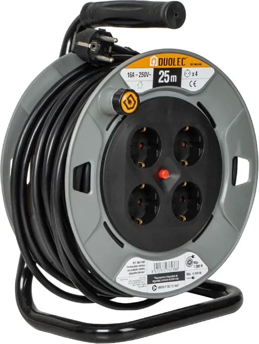 Enrollacable Profesional 25m Max 4000w — foto principal