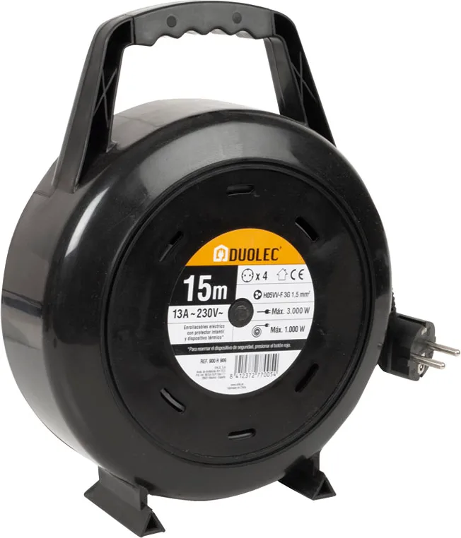 Enrollacable Domestico 15 m Max. 3000 W — foto principal