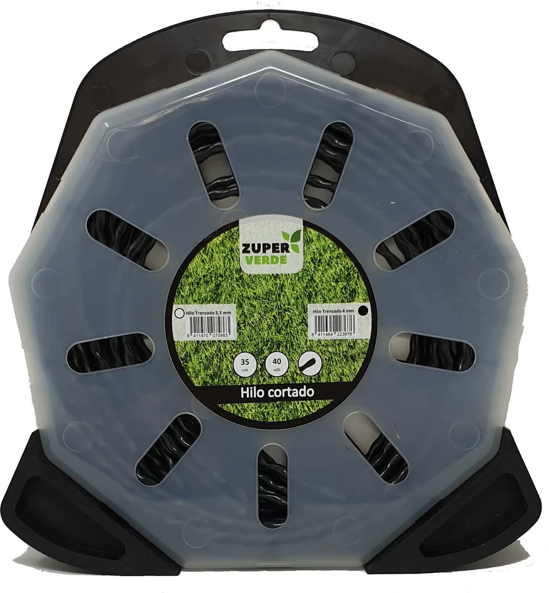 Hilo Desbrozadora Cortado Zuperverde Nylon Trenzado 3.3mm — foto principal