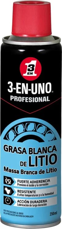 3 en Uno Profesional Grasa Blanca de Litio en Spray 250 ml — foto principal