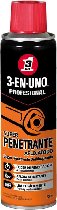 3 en Uno Profesional Super Penetrante Aflojatodo en Spray 250 ml — foto principal